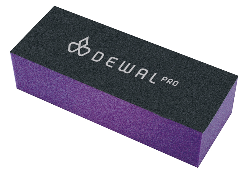 Брусок шлифовальный фиолетовый DEWAL лента атласная 25 мм × 23 ± 1 м тёплый фиолетовый 154