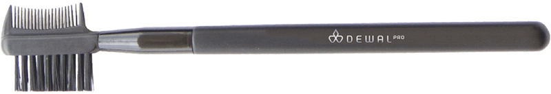 Расческа для бровей и ресниц DEWAL расческа массажная 23 х 3 5 см пластик деревянная ручка скелетная y449