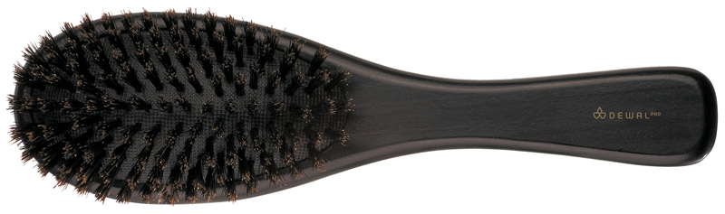 Щетка массажная деревянная DEWAL hairway щетка black cushion массажная деревянная металлические зубцы 11 рядов