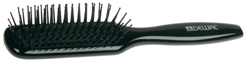 Щетка массажная BLACK DEWAL щипцы для выпрямления волос black titanium dewal