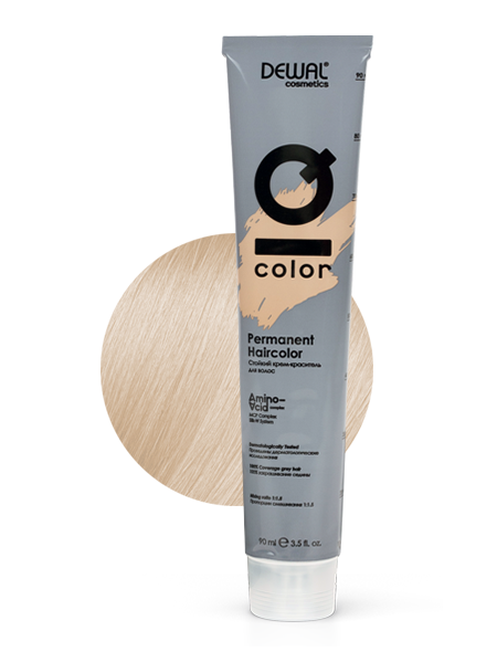 Купить 11.0 Краситель перманентный IQ COLOR DEWAL Cosmetics, DC11.0, Германия, 11.0 Ultra light blonde