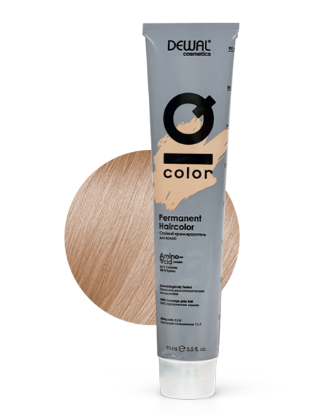 Купить 11.10 Краситель перманентный IQ COLOR DEWAL Cosmetics, DC11.10, Германия, 11.10 Ultra light ash blonde