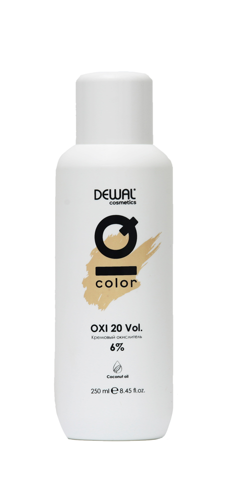 Кремовый окислитель IQ COLOR OXI 6% DEWAL Cosmetics обесцвечивающий порошок iq color blond powder bleach 9 dewal cosmetics