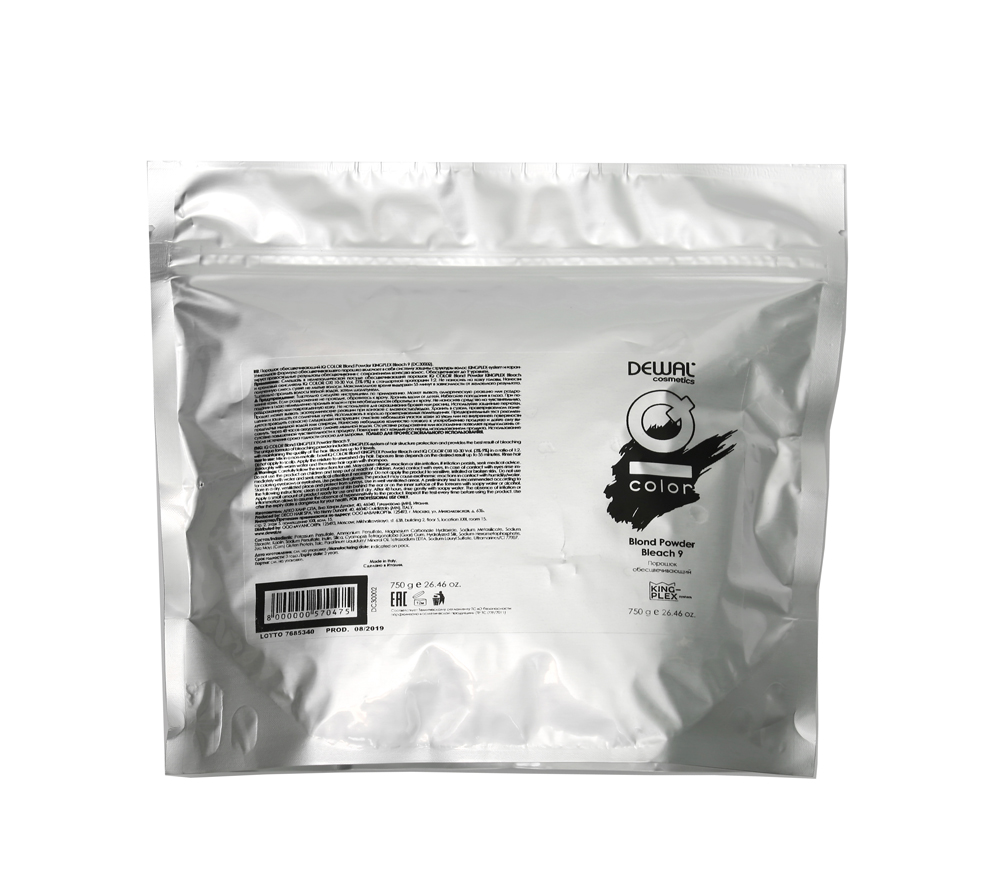 Купить Обесцвечивающий порошок IQ COLOR Blond Powder Bleach 9 DEWAL Cosmetics, DC30002, Германия