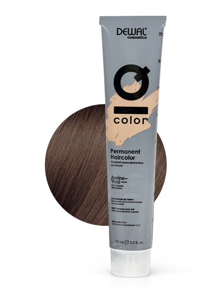 Купить 5.0 Краситель перманентный IQ COLOR DEWAL Cosmetics, DC5.0, Германия, 5.0 Light brunette