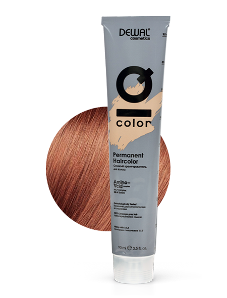 Купить 8.84 Краситель перманентный IQ COLOR DEWAL Cosmetics, DC8.84, Германия, 8.84 Light beige copper blonde