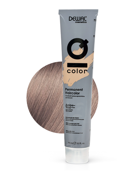 Купить 9.1 Краситель перманентный IQ COLOR DEWAL Cosmetics, DC9.1, Германия, 9.1 Very light ash blonde