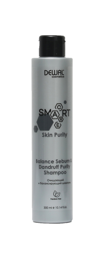 Очищающий шампунь SMART CARE Skin Purity Balance Sebum & Dandruff Purity Shampoo DEWAL Cosmetics набор для лица urban eco harakeke skin care тонер 150мл 31мл эмульсия 130мл 31мл крем 50мл