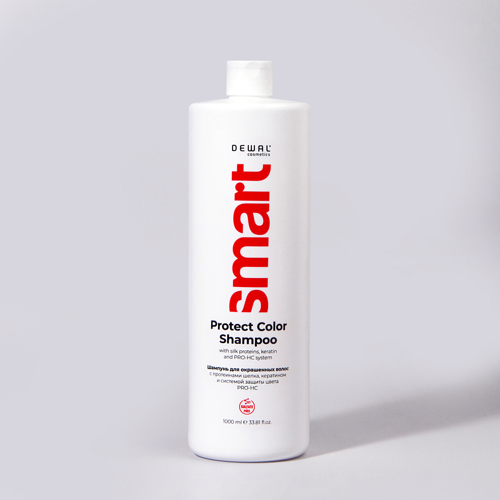 Шампунь для окрашенных волос Protect Color Shampoo DEWAL Cosmetics восстанавливающий шампунь для окрашенных волос с гидролизированным кератином shampoo repair s84 844 1000 мл