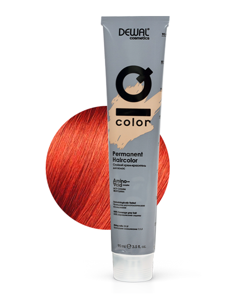 ORANGE Краситель перманентный IQ COLOR DEWAL Cosmetics qtem краситель перманентный turbo 12 color cream с восстанавливающими активами tye тонер антижелтый 100 мл