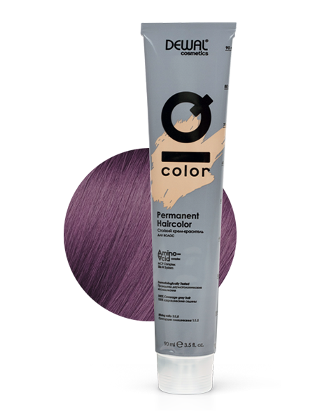 VIOLET Краситель перманентный IQ COLOR DEWAL Cosmetics перманентный краситель лак color gels lacquers p1596100 9na туман 60 мл