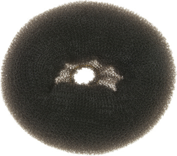 Валик для прически коричневый DEWAL ключница на молнии длина 17 см металлическое кольцо коричневый