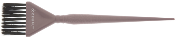 Кисть для окрашивания волос DEWAL шнурок из искусственной замши с замком 45см удлинитель фиолетовый