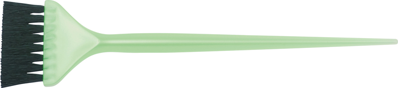 кисть для окрашивания dewal с черной волнистой щетиной узкая 50 мм зеленая Кисть для окрашивания волос DEWAL