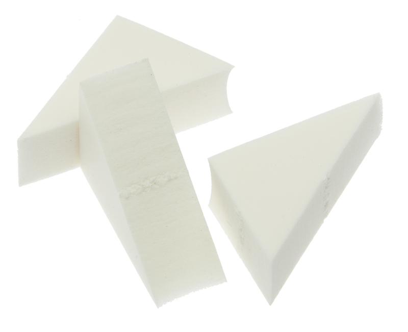 Губка макияжная треугольная DEWAL губка комбинированная сибртех 86839 для удаления эпоксидной затирки 160х95х60 мм