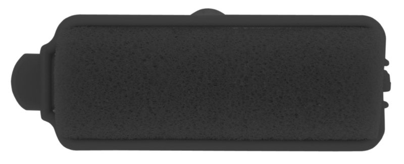 Бигуди поролоновые DEWAL бигуди для холодной завивки с круглой резинкой серо черные 95 мм 16 мм