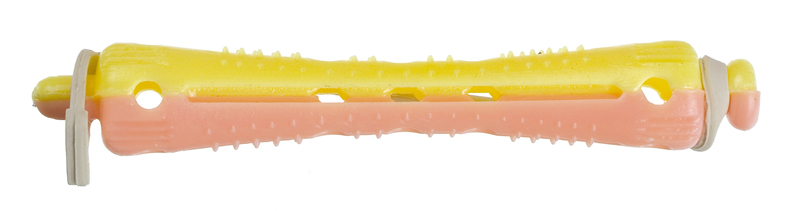 Коклюшки короткие DEWAL бигуди пластмассовые диам 2 6 см дл 6 см 10 шт желтый