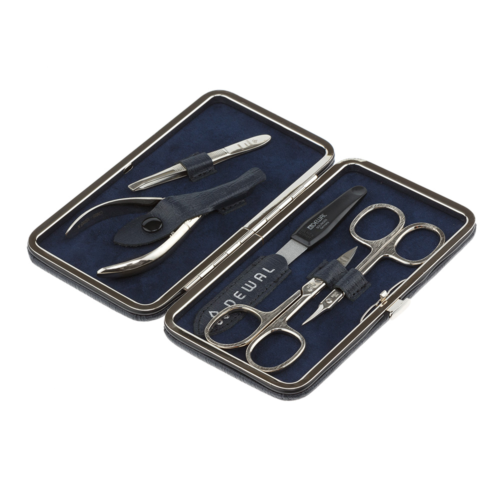 Маникюрный набор 5 предметов DEWAL lazeti профессиональные кусачки педикюрные для ногтей с ручной заточкой