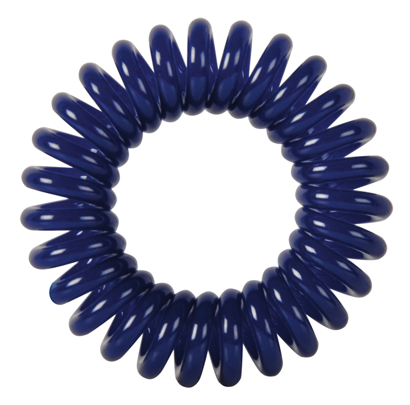 Купить Резинки для волос Пружинка цвет темно-синий DEWAL BEAUTY, DBR021, Синий