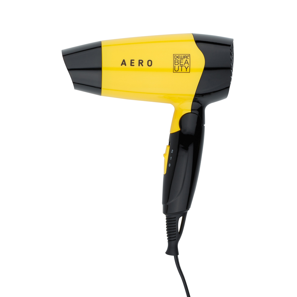 Фен дорожный Aero Yellow DEWAL BEAUTY фильтр воздушный 1 2 foxweld aero 5760