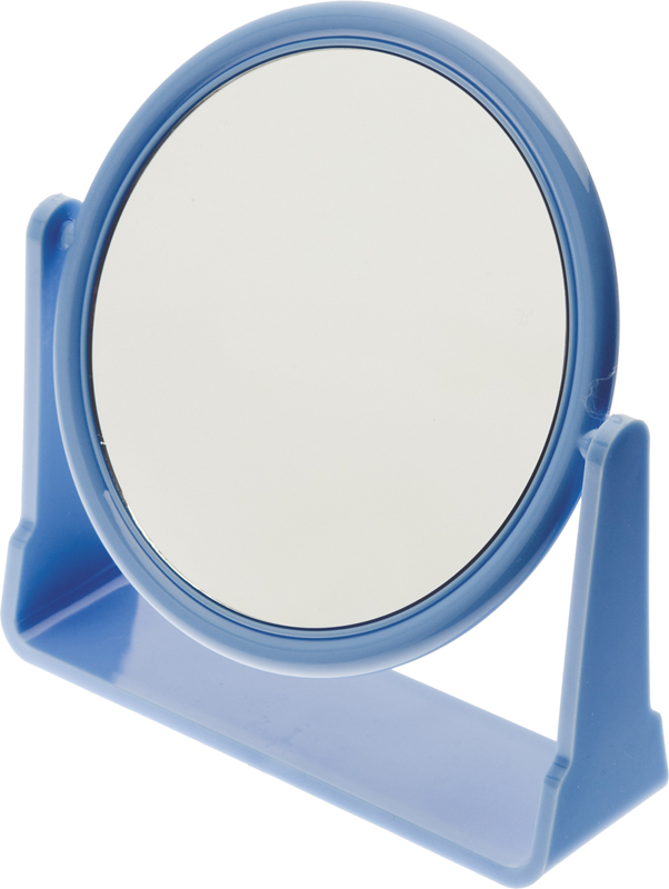 Купить Зеркало настольное на подставке синего цвета DEWAL BEAUTY, MR115, Синий