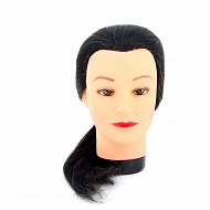 Голова-манекен учебная "брюнетка" для парикмахеров DEWAL M-4151L-401