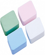 Губка макияжная цветная (4 шт) DEWAL N21