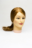 Голова-манекен учебная "блондинка" для парикмахеров DEWAL M-4151XL-407