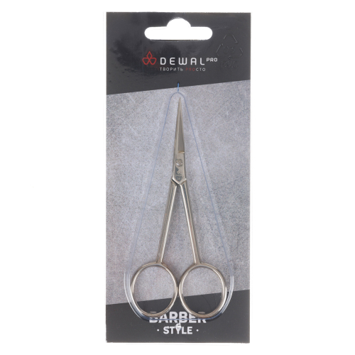 Ножницы для бороды и усов BARBER STYLE 10 см DEWAL 341