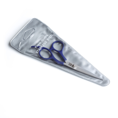 Парикмахерские  ножницы EASY STEP прямые с микронасечками 5.5" DEWAL 9650SV-BL-5.5