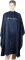 Пеньюар для стрижки "Логотип" 128 х 146 см DEWAL AA01Blue