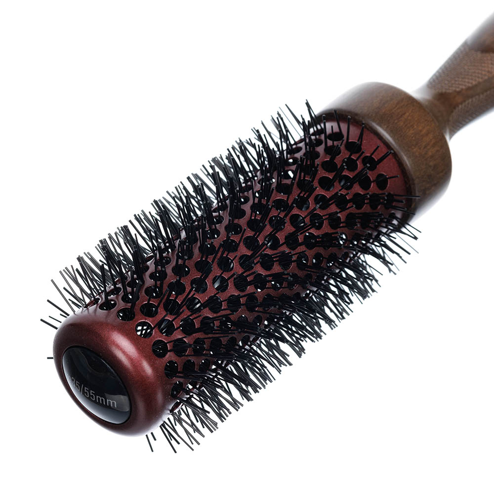 Термобрашинг с керамическим покрытием и нейлоновой ионизированной щетиной d 35/55 мм NEXT DEWAL BRNE35