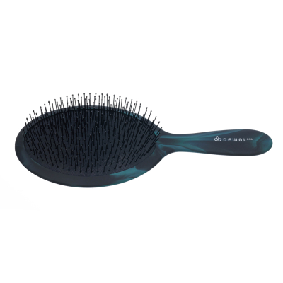 Щетка массажная с нейлоновым штифтом овальная 15 рядов SATIN DEWAL BRS07