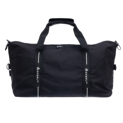 Сумка- саквояж для парикмахерских инструментов, полимерный материал, черная,46х28х23см  DEWAL C-17black