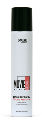 Лак для волос сильной фиксации Movie Style Finish hair spray Strong Moscow, 400 мл DEWAL Cosmetics DC50002