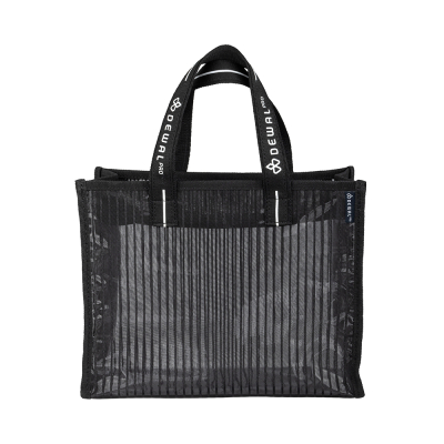 Сумка для парикмахерских инструментов, полимерный материал, черная, 28х10х22 см DEWAL EW06black