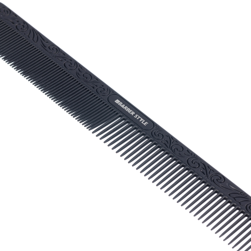 Расческа металлическая BARBER STYLE DEWAL JF10215black