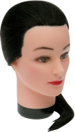 Голова-манекен учебная "брюнетка" для парикмахеров DEWAL M-4151L-401