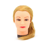 Голова-манекен учебная "блондинка" для парикмахеров DEWAL M-4151L-408