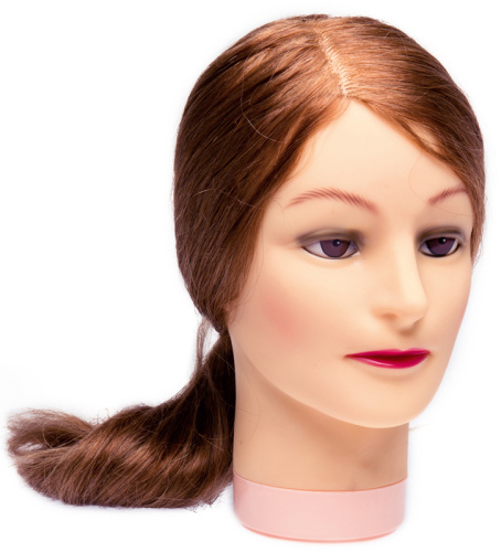 Голова-манекен учебная "блондинка" для парикмахеров DEWAL M-4151XL-407