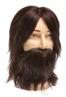 Голова-манекен учебная мужская "шатен" для парикмахеров DEWAL M-880BD-6