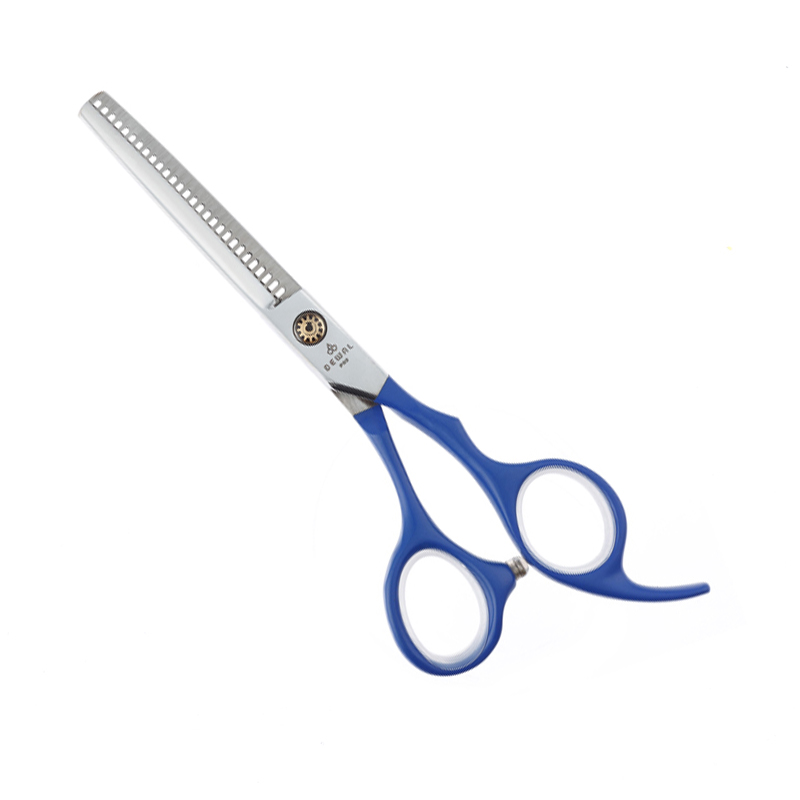 Парикмахерские ножницы COLOR STEP филировочные 28 зубцов 5.5" DEWAL ML55AS-BL