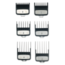 Набор насадок для машинки (1,5 мм, 3 мм, 4,5 мм, 6 мм, 10 мм, 13 мм) DEWAL N-085