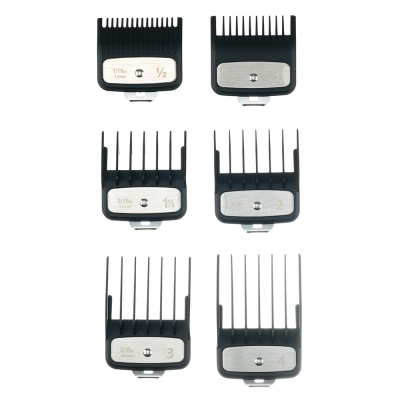 Набор насадок для машинки (1,5 мм, 3 мм, 4,5 мм, 6 мм, 10 мм, 13 мм) DEWAL N-085