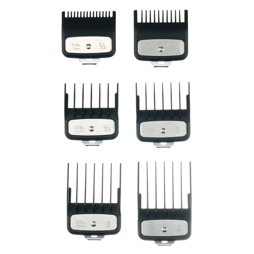 Набор насадок для машинки (1,5 мм, 3 мм, 4,5 мм, 6 мм, 10 мм, 13 мм) DEWAL N-085