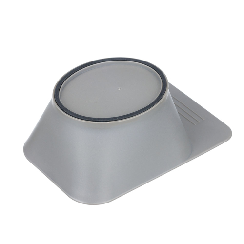 Чаша для краски с прорезиненной вставкой 280 мл DEWAL T-24grey