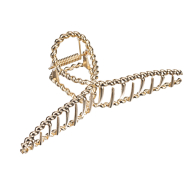 Заколка-краб, цвет золотой DEWAL BEAUTY 3002BD