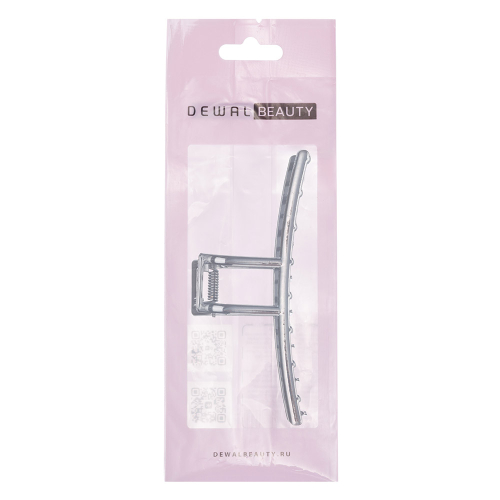 Заколка-краб, цвет серебряный DEWAL BEAUTY 3003BD