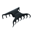 Заколка- краб черная, матовая  DEWAL BEAUTY DB3944black