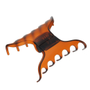 Заколка- краб коричневая, матовая  DEWAL BEAUTY DB3946Brown